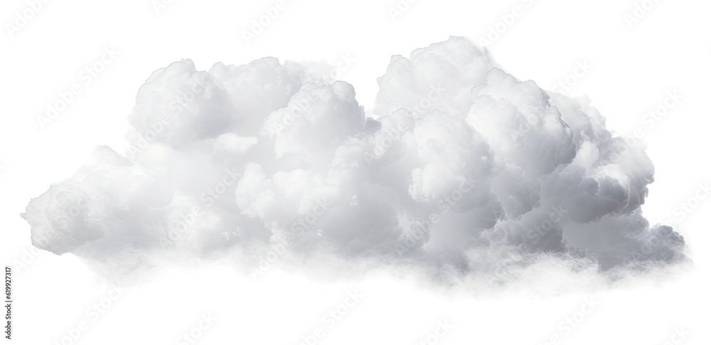 white cloud on transparent background, png Stock Illustration | Adobe Stock