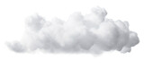 Fototapeta Przestrzenne - white cloud on transparent background, png