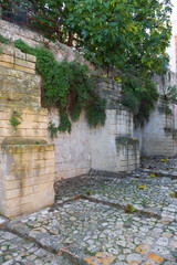 Wall Mural - Architectural detail of the famous Sassi of Matera, Unesco World Heritage Site in Italy, Europe