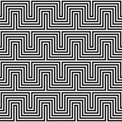 Leinwandbilder - Herringbone pattern. Seamless geometric art deco design background. Vector image