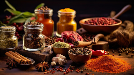 Poster - variety of spices