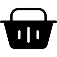 Canvas Print - Shopping Basket Icon