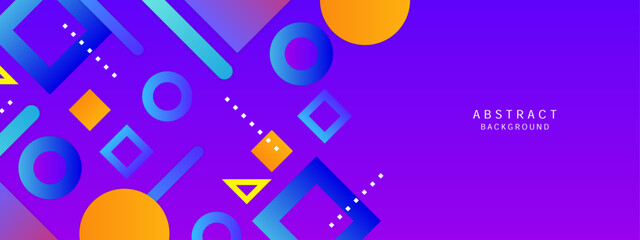 Wall Mural - vector geometric elements landing page template