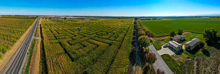 World's Largest Corn Maze aerial