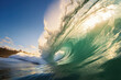 Captivating Scenic View of Waves and the Sky. Generative AI, Generative AI