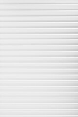 Poster - white abstract background of horizontal folded striped pattern, perspective, top view, backdrop for 