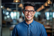 © Rafa Fernandez - Young South Asian Man Working as Engineer or Scientist in Technology Research Facility. AI Generative
