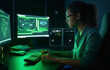 © Rafa Fernandez - Multiethnic QA Engineer Working on Finding and Fixing Bugs in a Product or Software Before the Launch. AI Generative
