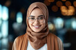 © Rafa Fernandez - Young arabic woman Working as Engineer or Scientist in Technology Research Facility. AI Generative