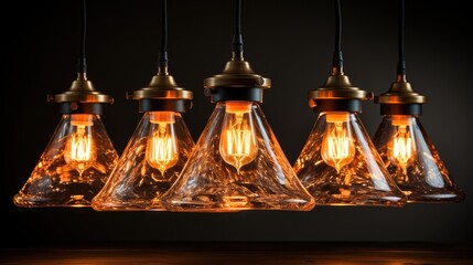 Poster - Lamp With Simple Yet Elegant Design, Pendant light and beautiful feature wall decorations.