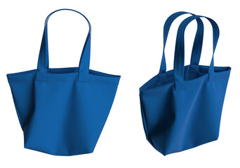 Wall Mural - Shopping Bag. Isolated. Blue Bag