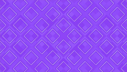 Aufkleber - Purple geometric background, optical illusion. 3d rendering loop animation 4K