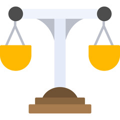 Poster - Justice Scale Icon