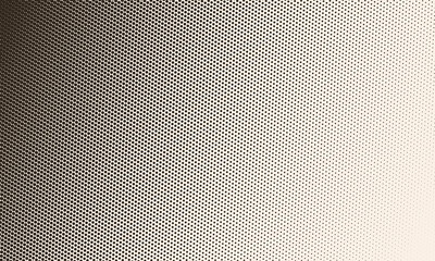 Poster - Halftone pattern with dots background. Gradient faded dots. Gradation pattern with black circle isolated on white backdrop.