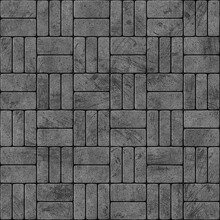 Concrete Pavement Seamless Texture For Street Tiles Or Sidewalk, High Resolution Background