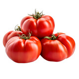 Fototapeta Kuchnia - Tomatoes isolated PNG Transparent background created with Generative AI, Clipping Path, background remove