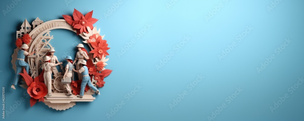 Labor Abstract Images Labor day background, abstract, blue with a copy space Stock ...