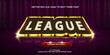 © imam - luxury editable text effect league 3D Text style