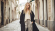 © Keitma - Portrait of a beautiful young adult woman wearing oversized style clothes in city street