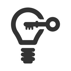 Wall Mural - Key idea icon