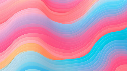 Wall Mural - pulse beat line vectorized, seamless loop, complimentary sRGB web safe palette