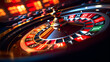 Casino roulette Las Vegas, AI generated