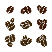 Vector Coffee Beans Icons