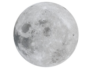 Wall Mural - the big round moon showing details in the night sky