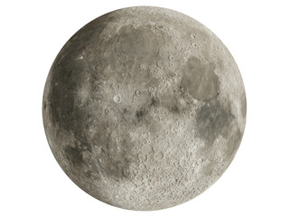 Wall Mural - the moon closeup showing details surface and texture