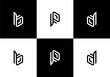 © Irfan Nur Wicaksono - logo set letter bpd, simple modern