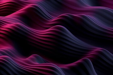 Poster - Futuristic abstract texture background with neon violet waves AI
