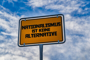 Sticker - Nationalismus ist keine Alternative