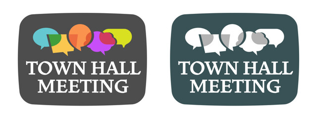 Poster - Town hall meeting