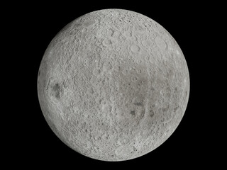 Wall Mural - moon surface dark background