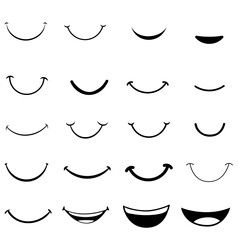 Wall Mural - Smile icon vector set. happy illustration sign collection. laugh symbol.