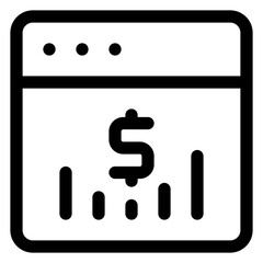 Sticker - monetize icon