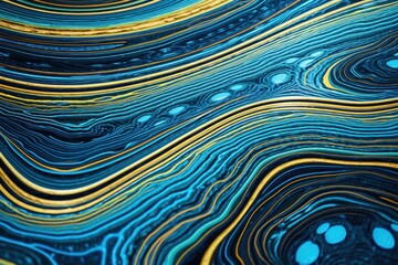 Intricate patterns formed by water ripples in a serene pool or pond, showcasing the beauty and complexity of nature's artistry. Generative AI.
