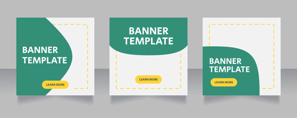 Wall Mural - herbal nutrient supplement web banner design template. vector flyer with text space. advertising pla