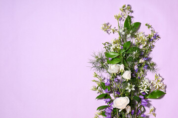 Wall Mural - Background with beautiful bouquet