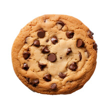Chocolate Chip Cookies Isolated