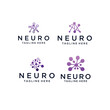 © fadly - neuron brain logo icon with clean background