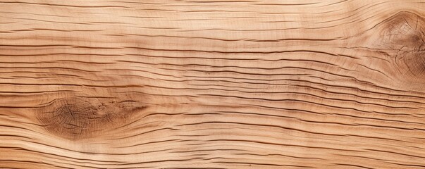 Wall Mural - Beech wooden textured light brown background,detailed, panorama. Generative Ai.