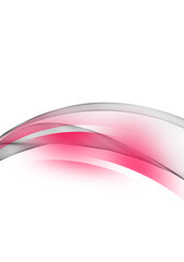 Wall Mural - Abstract background waves. White, pink and grey abstract background for wallpaper or business card