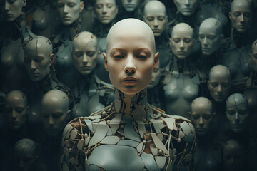 Generative ai infinite landscape of humans clones