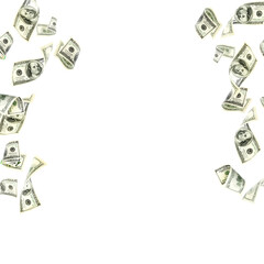 Cash Money Falling Transparent Image