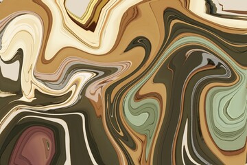 Wall Mural - abstract background with brown motion marble textile design acrylic wallpaper