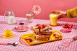 © Pepino de Mar studio/Stocksy - Strawbeery waffle