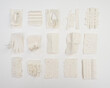 © Catherine MacBride/Stocksy - Paper swatches made by folding, weaving, tearing and cutting