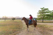 © Leonardo Borges Nuñez/Stocksy - Man riding a horse.