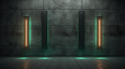 Canvas Print - lighting ramp with powerful spotlights for creating artificial lighting when working in the theater,